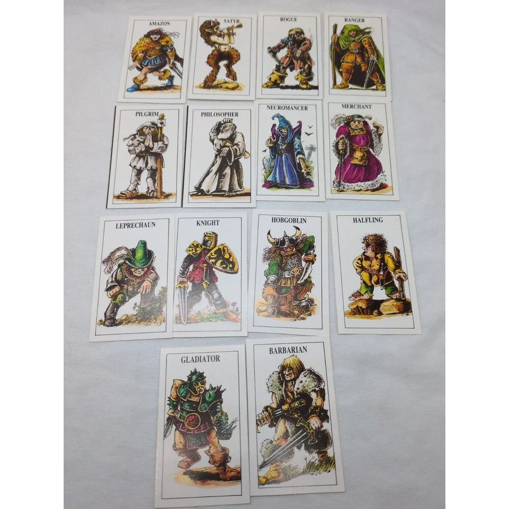 Complete Set Of Small Cards Talisman Expansion Set 1986